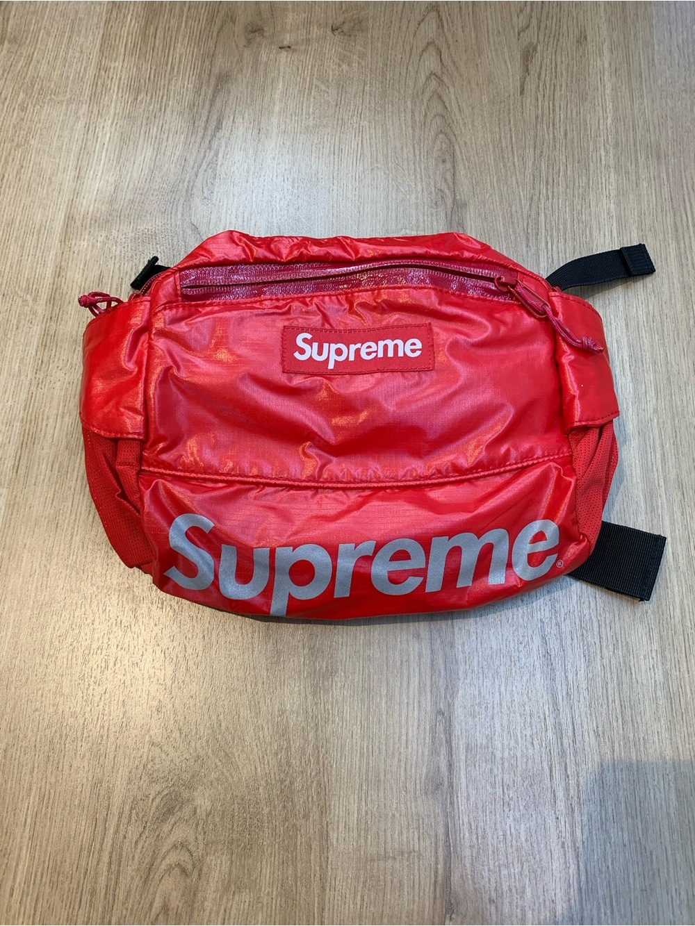 Supreme Red Cordura Waist Bag Fanny Pack